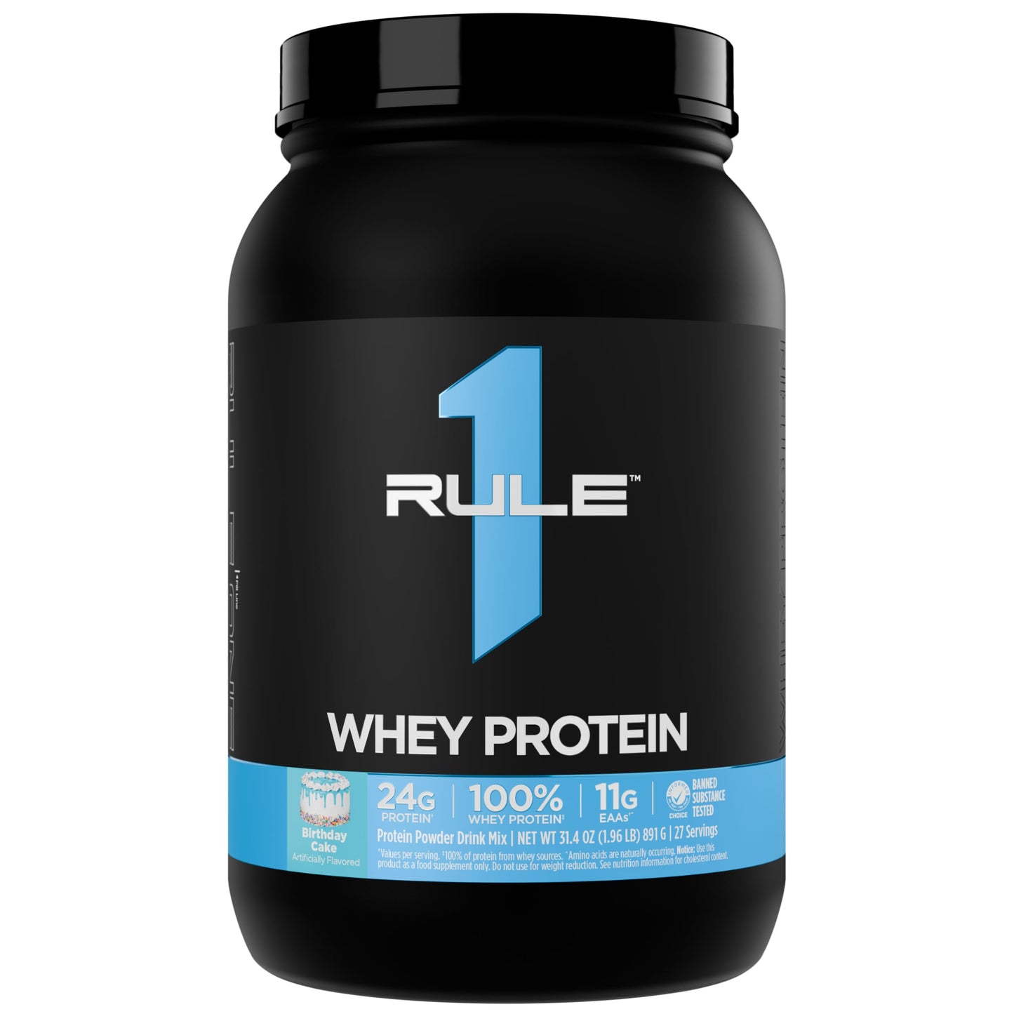 Rule 1 Proteins Whey Protein Powder, Chocolate Fudge, 26 Servings