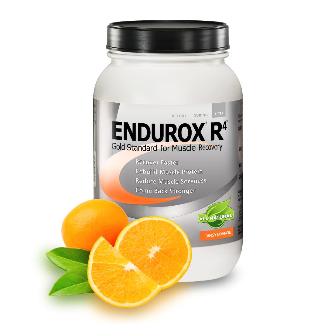Endurox PacificHealth R4 Recovery Drink Mix, Fruit Punch, 14 Servings | 4 to 1 Carb Protein Ratio Powder with Electrolytes, Glutamine & Antioxidants, Muscle Recovery & Hydration Beverage, Sports