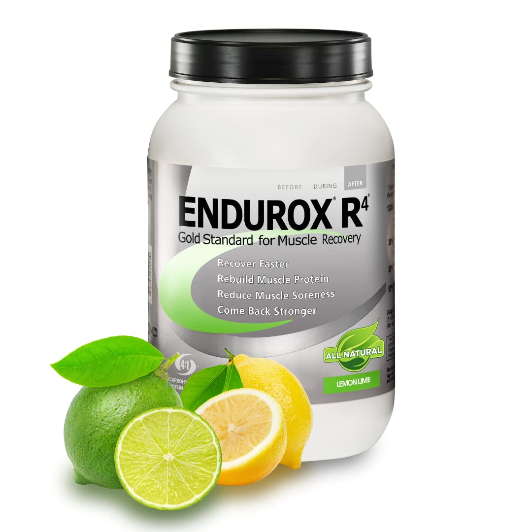 Endurox PacificHealth R4 Recovery Drink Mix, Fruit Punch, 14 Servings | 4 to 1 Carb Protein Ratio Powder with Electrolytes, Glutamine & Antioxidants, Muscle Recovery & Hydration Beverage, Sports