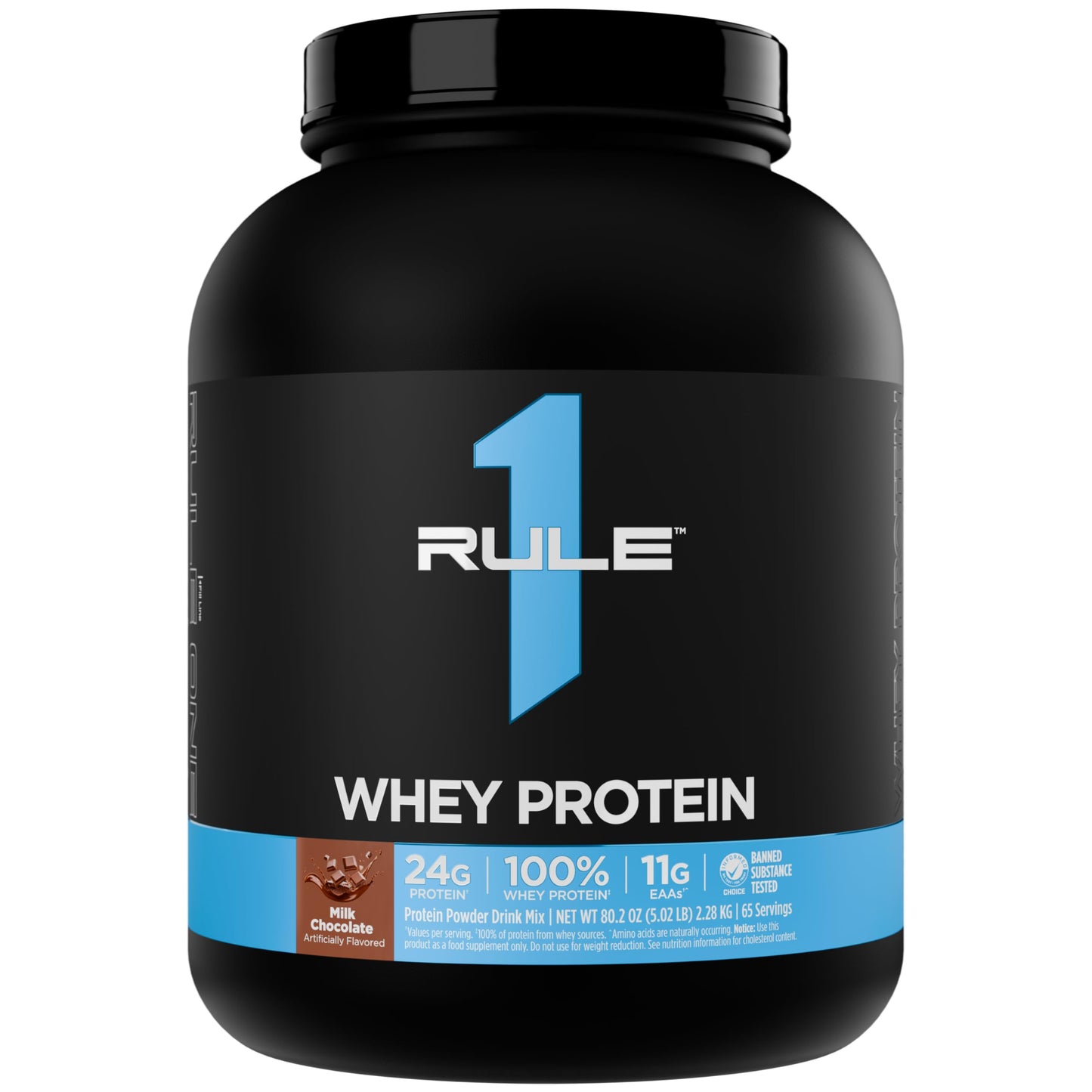 Rule 1 Proteins Whey Protein Powder, Chocolate Fudge, 26 Servings