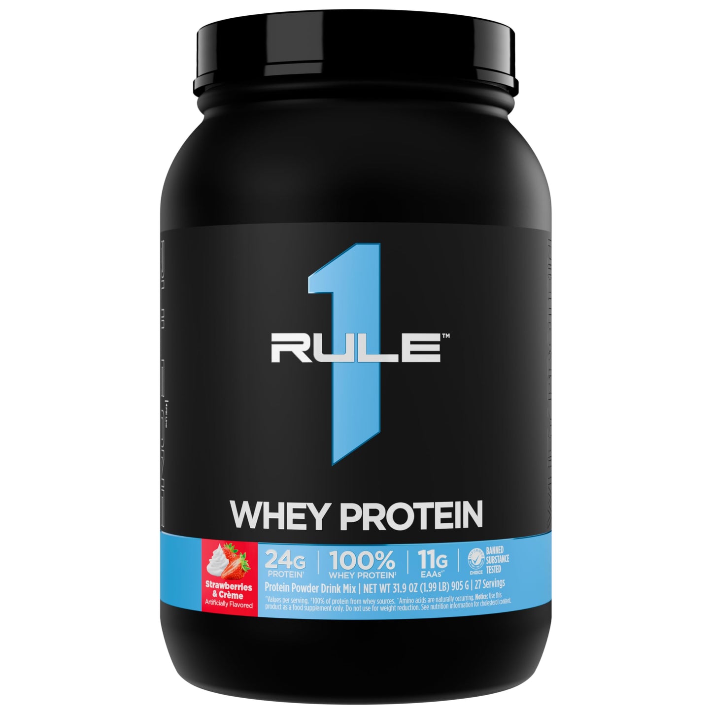 Rule 1 Proteins Whey Protein Powder, Chocolate Fudge, 26 Servings