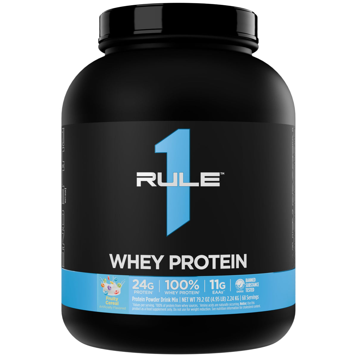 Rule 1 Proteins Whey Protein Powder, Chocolate Fudge, 26 Servings