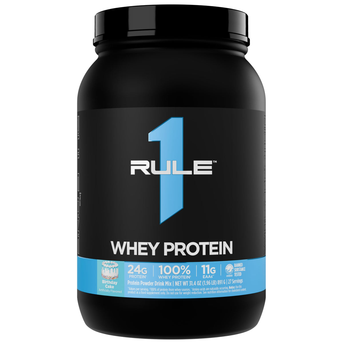 Rule 1 Proteins Whey Protein Powder, Chocolate Fudge, 26 Servings