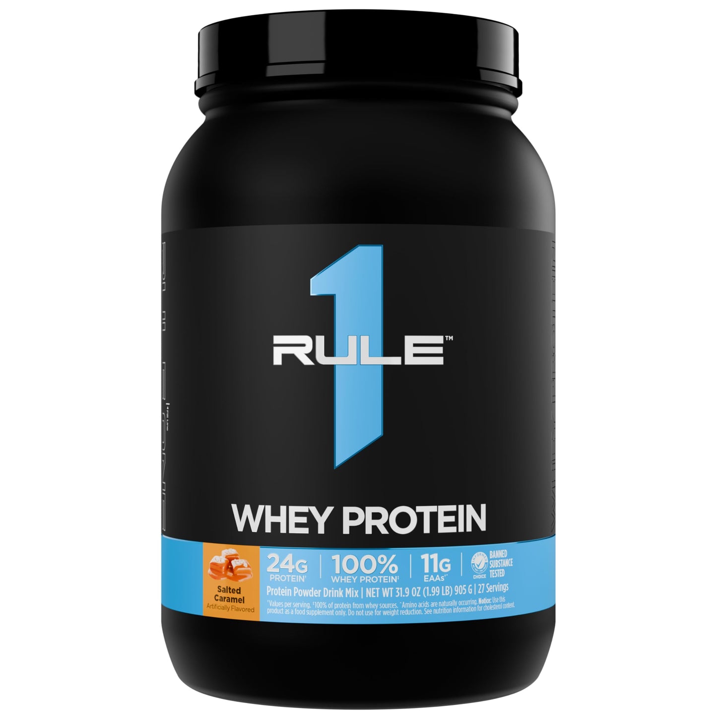 Rule 1 Proteins Whey Protein Powder, Chocolate Fudge, 26 Servings