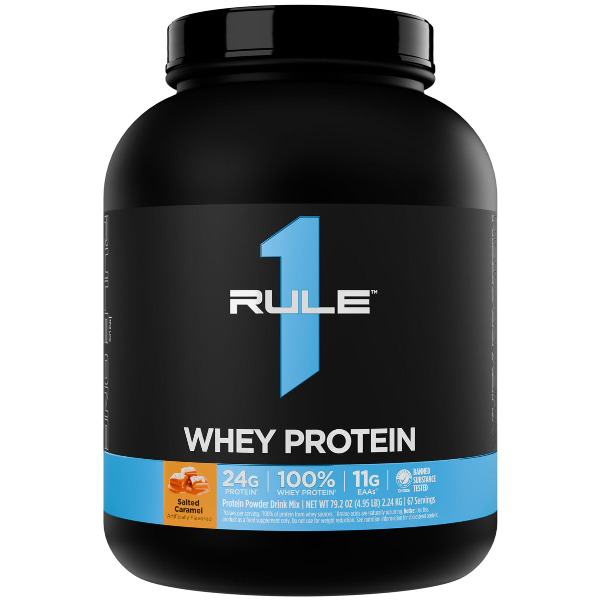 Rule 1 Proteins Whey Protein Powder, Chocolate Fudge, 26 Servings