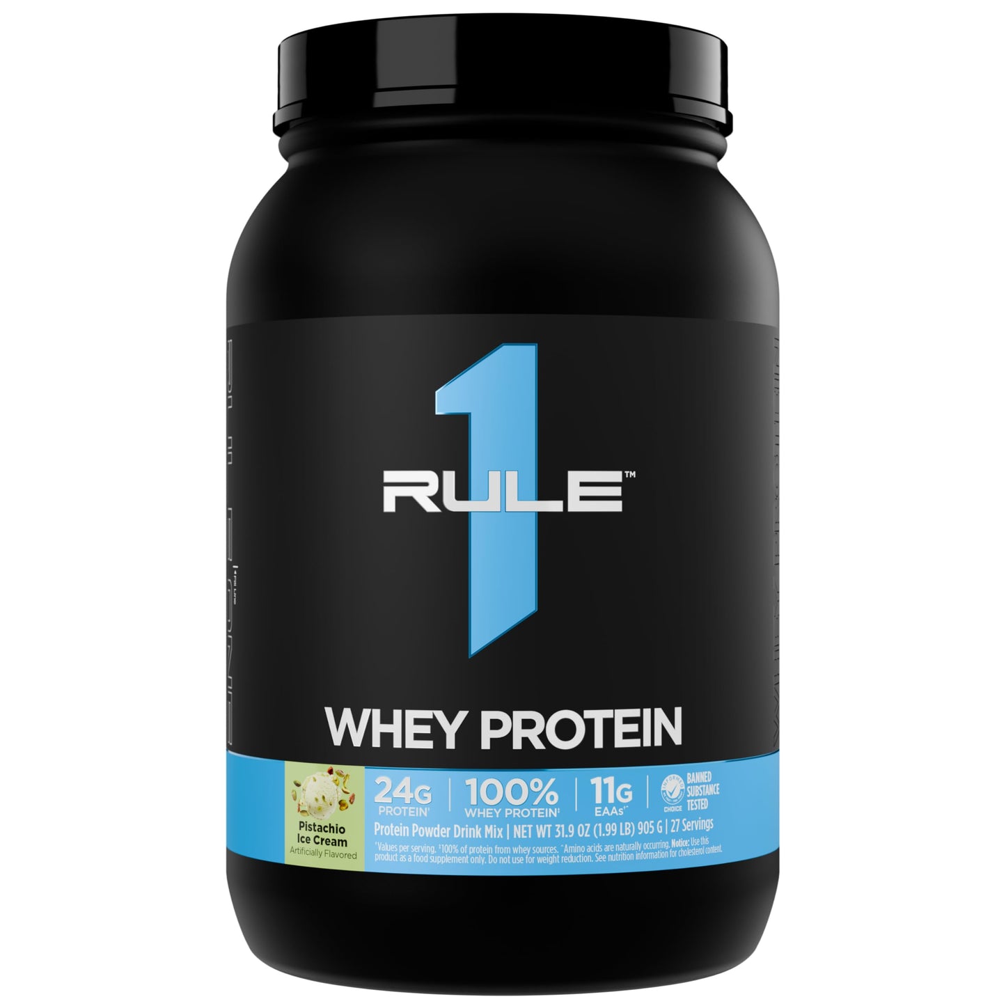 Rule 1 Proteins Whey Protein Powder, Chocolate Fudge, 26 Servings
