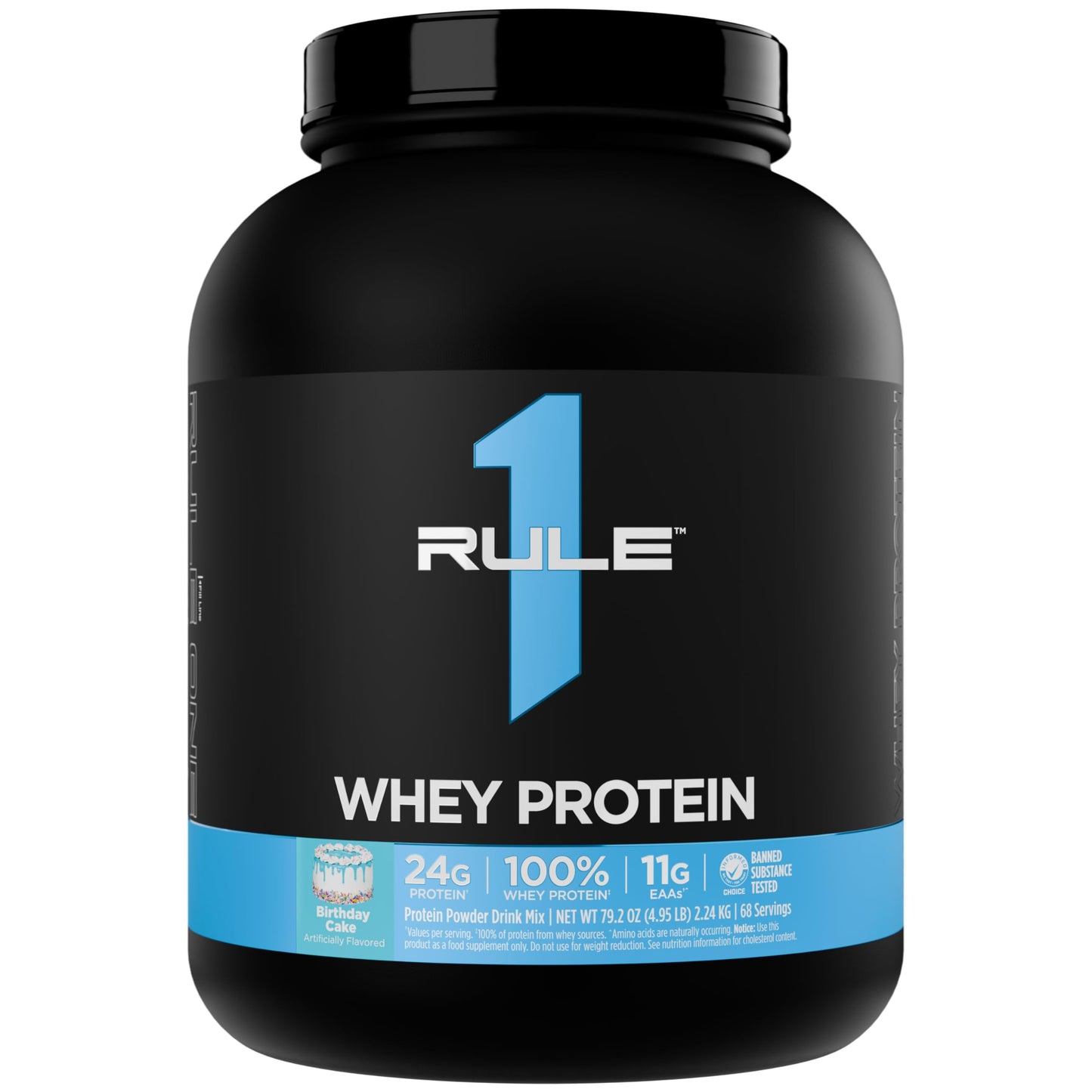 Rule 1 Proteins Whey Protein Powder, Chocolate Fudge, 26 Servings
