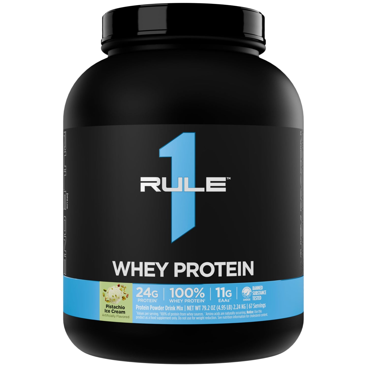 Rule 1 Proteins Whey Protein Powder, Chocolate Fudge, 26 Servings