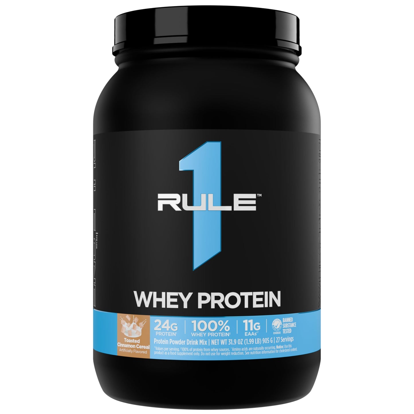 Rule 1 Proteins Whey Protein Powder, Chocolate Fudge, 26 Servings