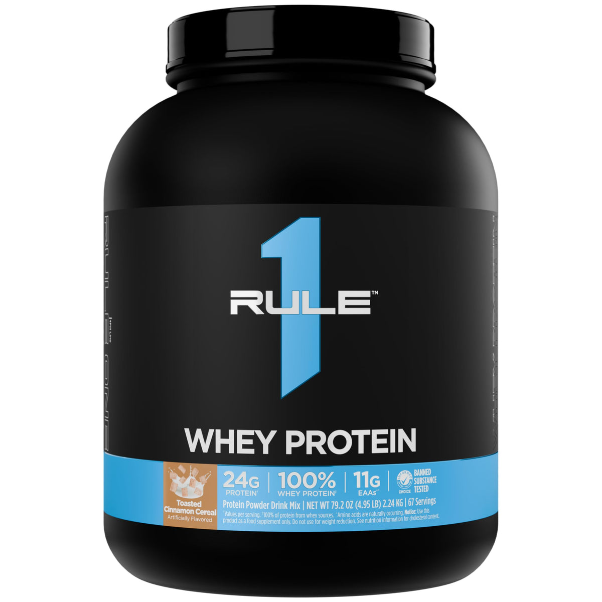 Rule 1 Proteins Whey Protein Powder, Chocolate Fudge, 26 Servings