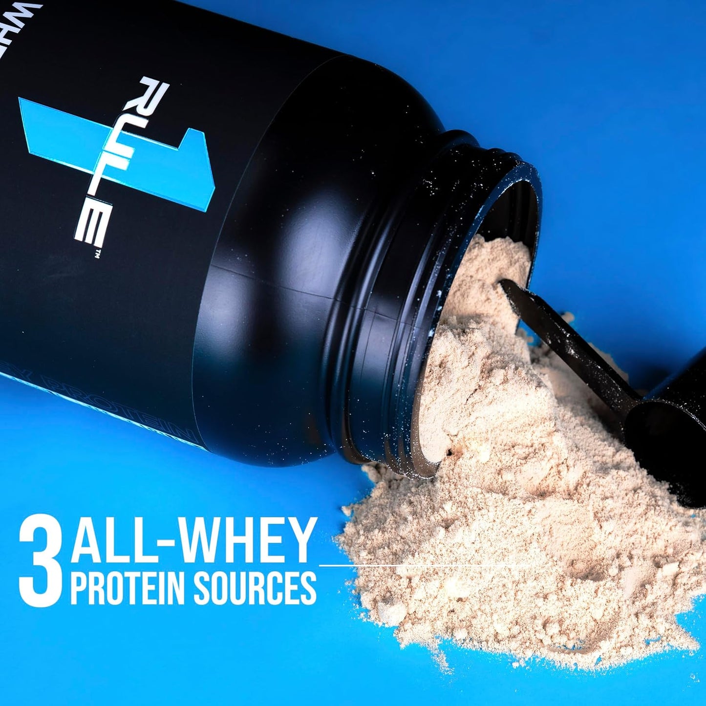 Rule 1 Proteins Whey Protein Powder, Chocolate Fudge, 26 Servings