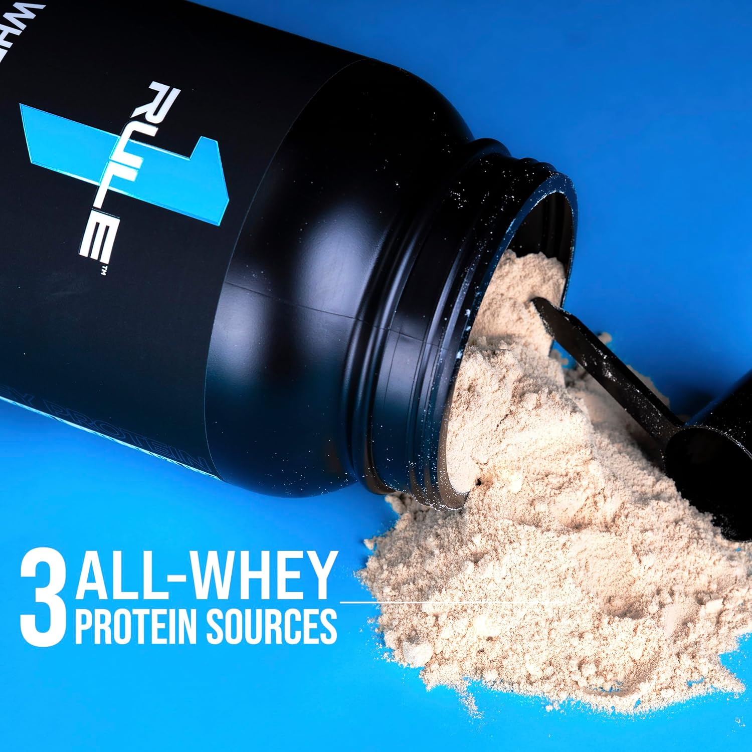Rule 1 Proteins Whey Protein Powder, Chocolate Fudge, 26 Servings